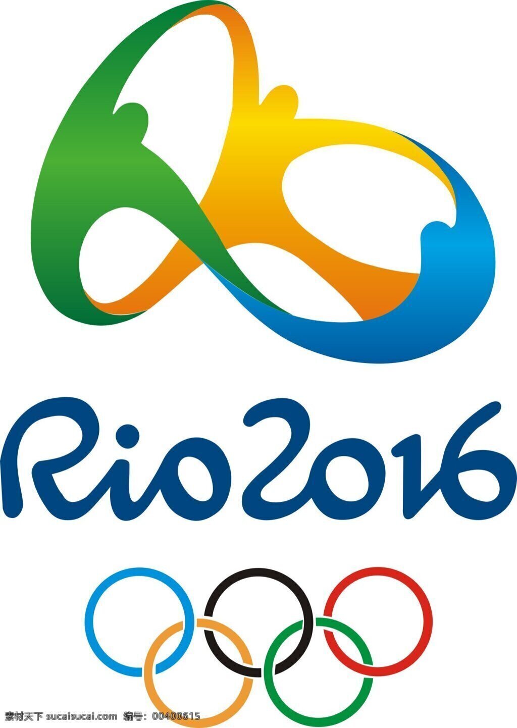 2016 年 里约热内卢 奥运会 标识 2016年 白色