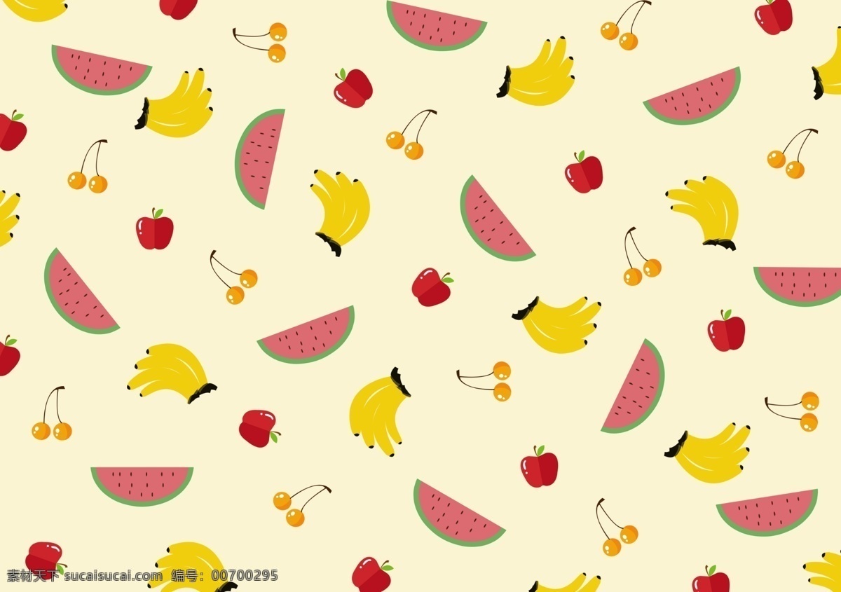 精美 卡通 水果 底纹 元素 布纹元素 布纹 水果纹理 水果素材 水果元素 卡通水果 手绘水果 贴图 贴图元素 夏季元素 夏季素材