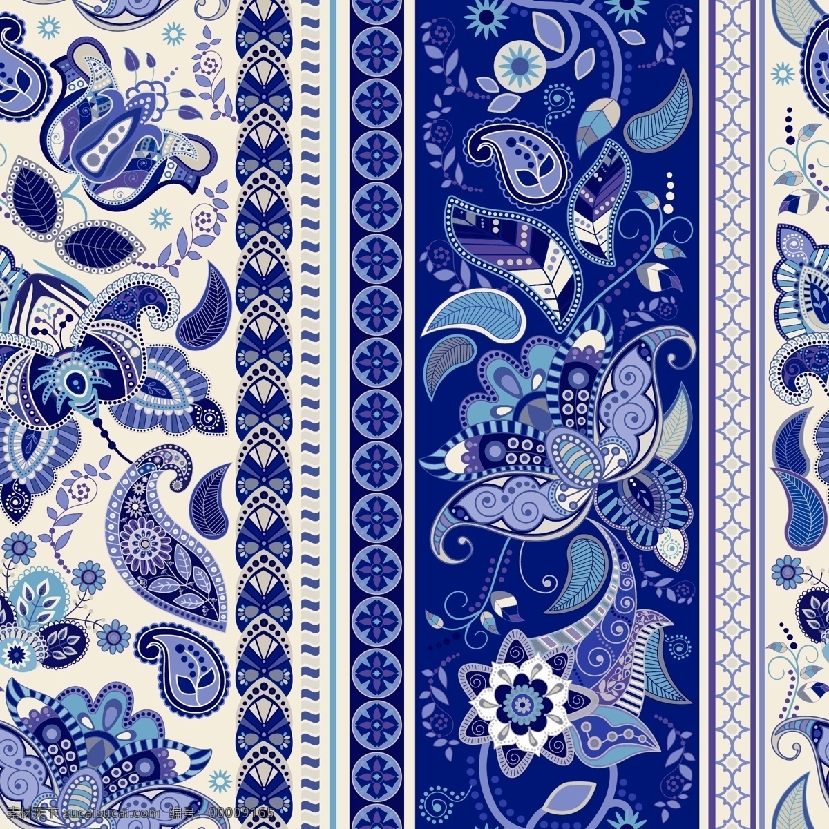 無縫花紋 古典花紋 抽象背景 時尚花紋 手繪花卉 壁畫圖案插圖 傳統(tǒng)花紋 裝飾花紋 背景底紋 矢量 底紋邊框