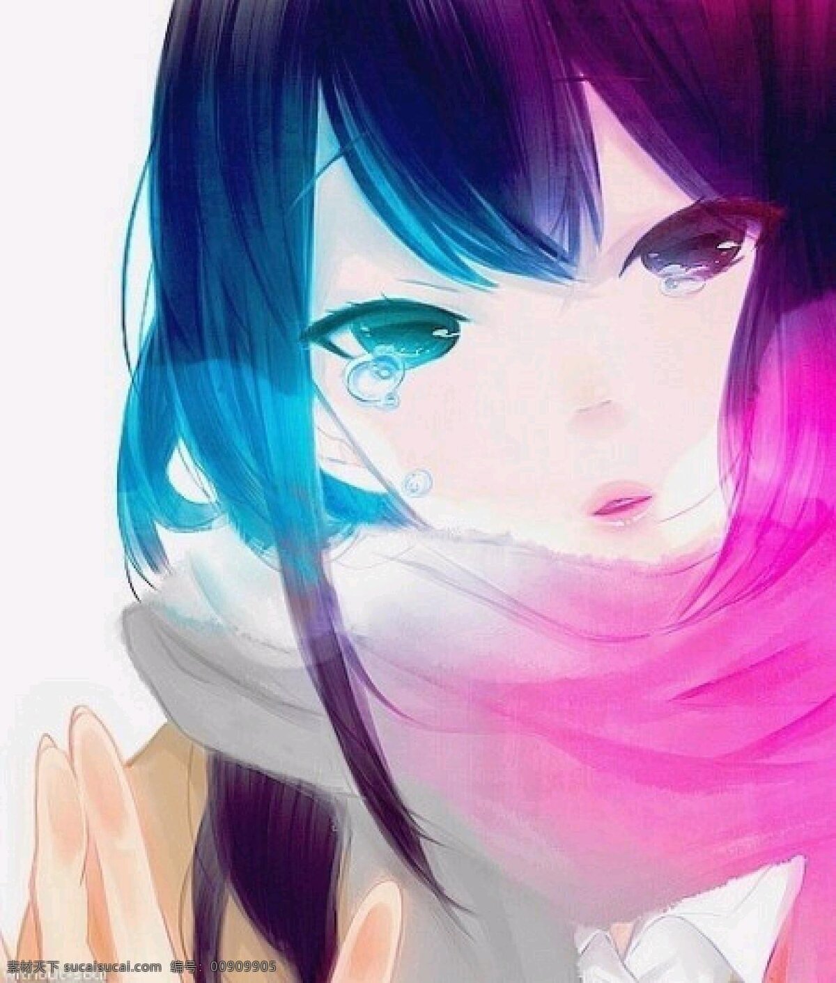 女生免費下載 女生 傷感 淚 插畫集