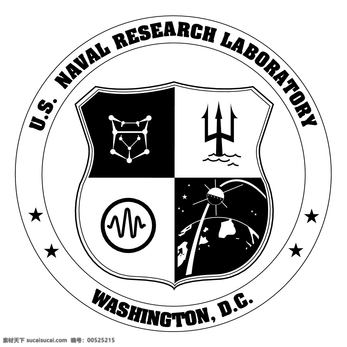 美国 海军 研究 实验室 免费 标志 psd源文件 logo设计