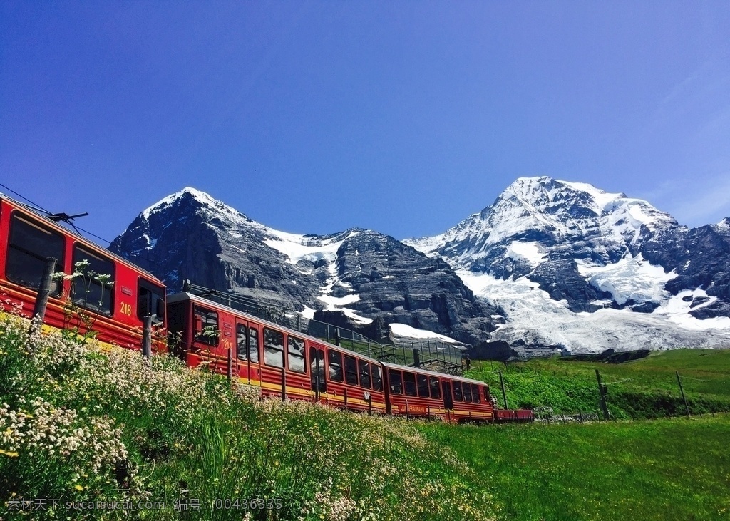 瑞士火车图片 瑞士 风景 旅游 自然景观 国外风光 旅游摄影 自然风景