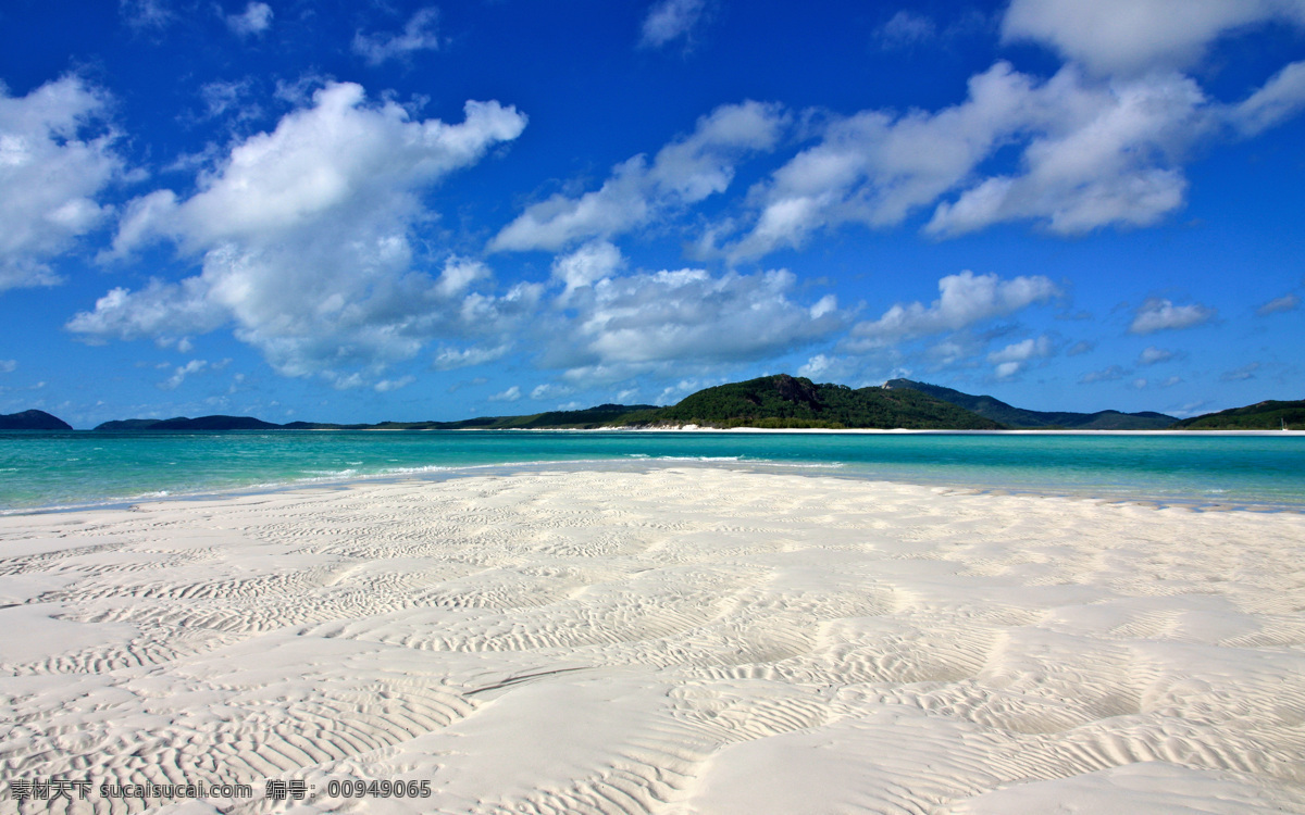 马来 群岛 白色 沙滩 蓝天 海水 国外景致 自然风景 自然景观