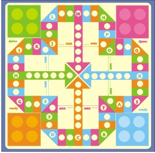 飛行棋 棋盤 游戲 矢量 cmx格式 海報 其他海報設(shè)計