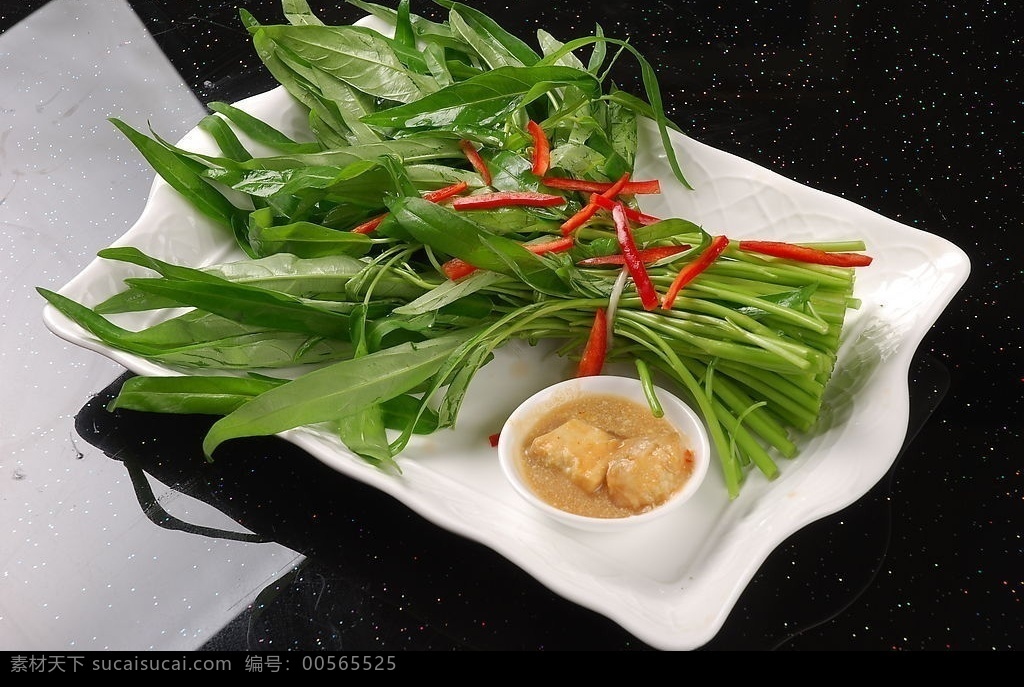 空心菜 餐飲美食 傳統(tǒng)美食 攝影圖庫