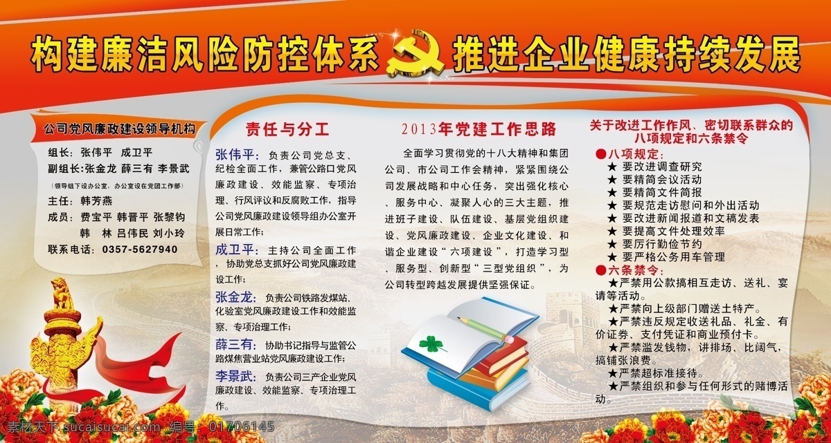 黨建版面 模版下載 黨建 書本 花 長(zhǎng)城 黨建工作思路 黨徽 展板模板 廣告設(shè)計(jì)模板 源文件