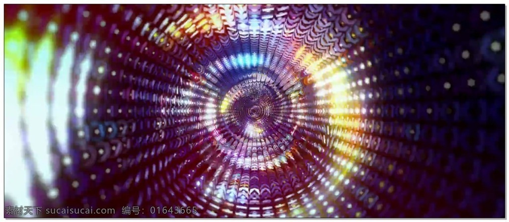穿越 时空 视频 彩色 漩涡 光芒 视频素材 动态视频素材