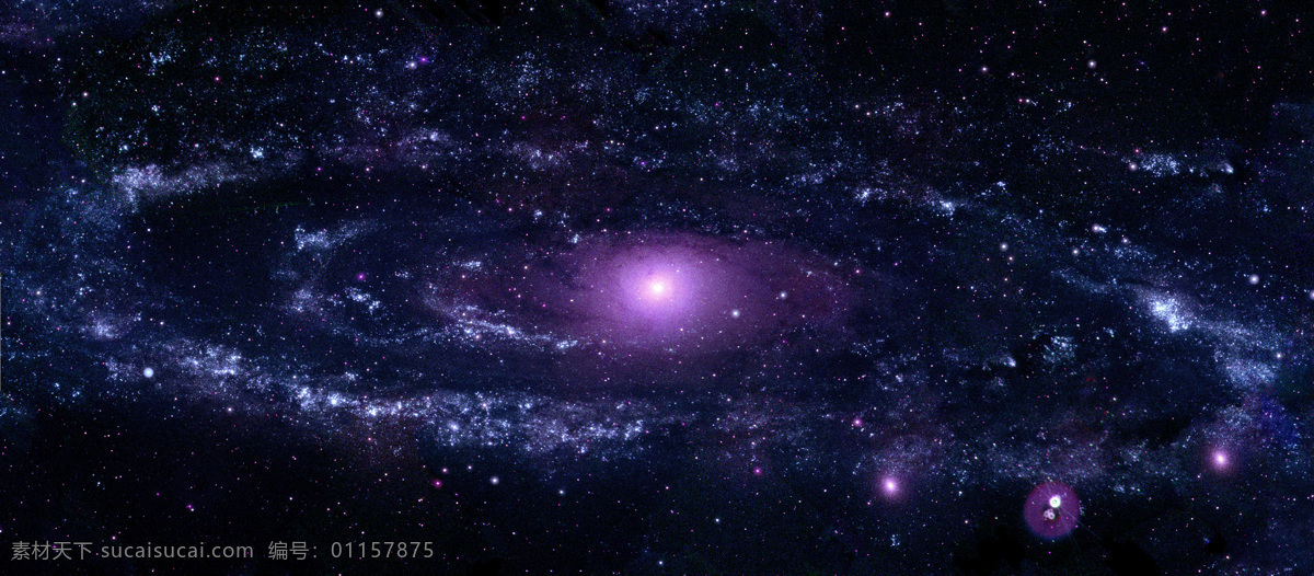 太空 系列 紫色 星云 外太空 星空 星系 大图 背景 黑色