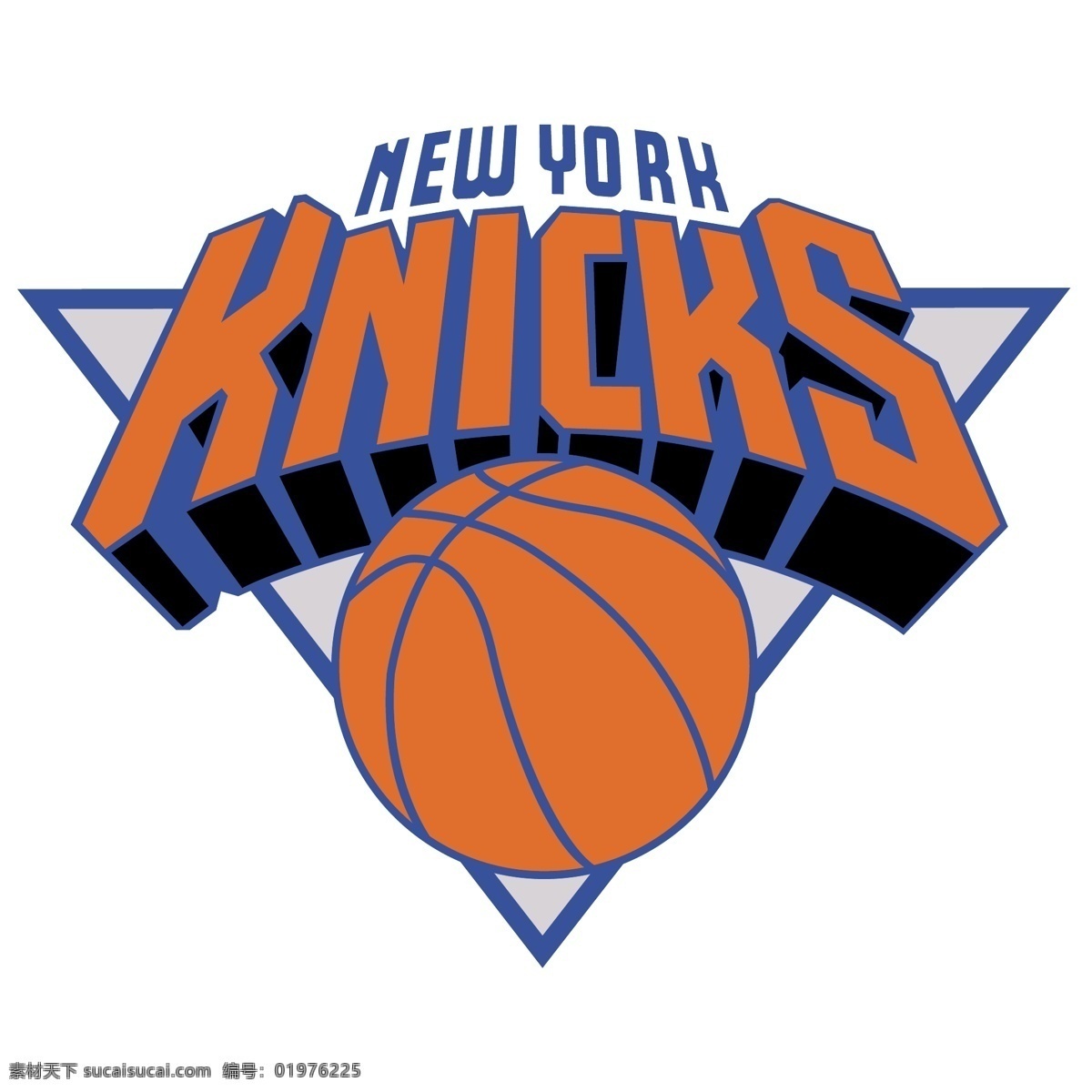 纽约 尼克斯队 标志 nba 美国 职业 蓝球 联赛 队标 标识标志图标 球队 矢量图库