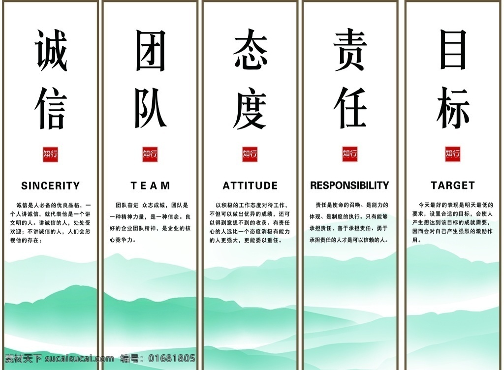 企業(yè)文化 公司文化 公司掛圖 企業(yè)掛圖 文化 誠信 團隊 態(tài)度 工作態(tài)度 責任 目標 公司制度 上墻制度 團隊建設 分層