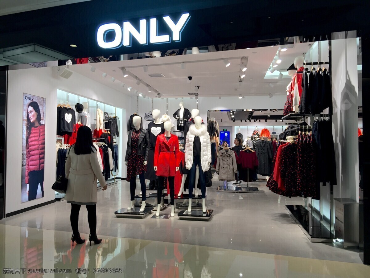 服裝 連鎖 專賣店 商場 品牌 連鎖店 衣服 名牌 衣著 only 商務(wù)金融 商務(wù)場景