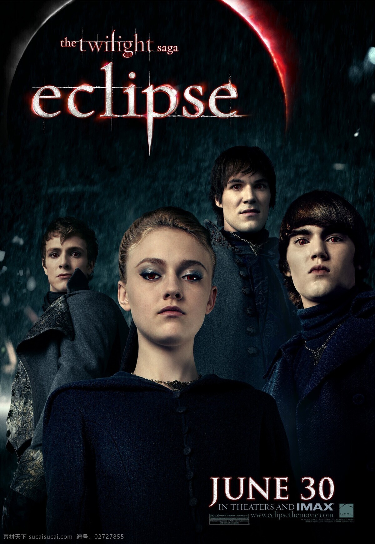 eclipse saga twilight the 月食 暮色3 电影海报