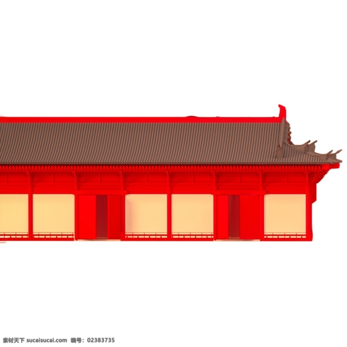 卡通 红色 古代 宫殿 卡通宫殿 红色宫殿 古代宫殿 卡通插图 创意卡通下载 插图 png图下载