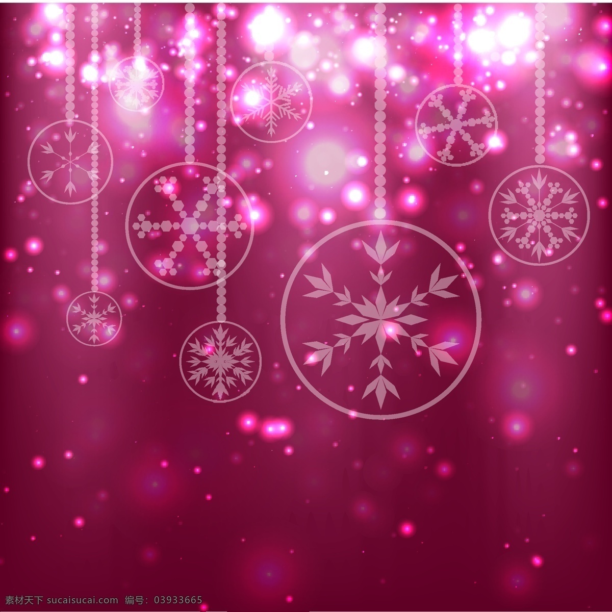 圣诞 吊饰 源文件 背景 标签 卡片背景 圣诞节 矢量图 图标 雪花 紫色背景 矢量 节日素材