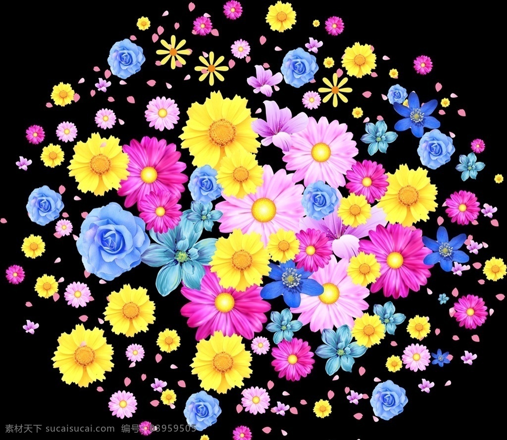 花海 花朵 花素材图片 花素材 花 花图案 漂亮花