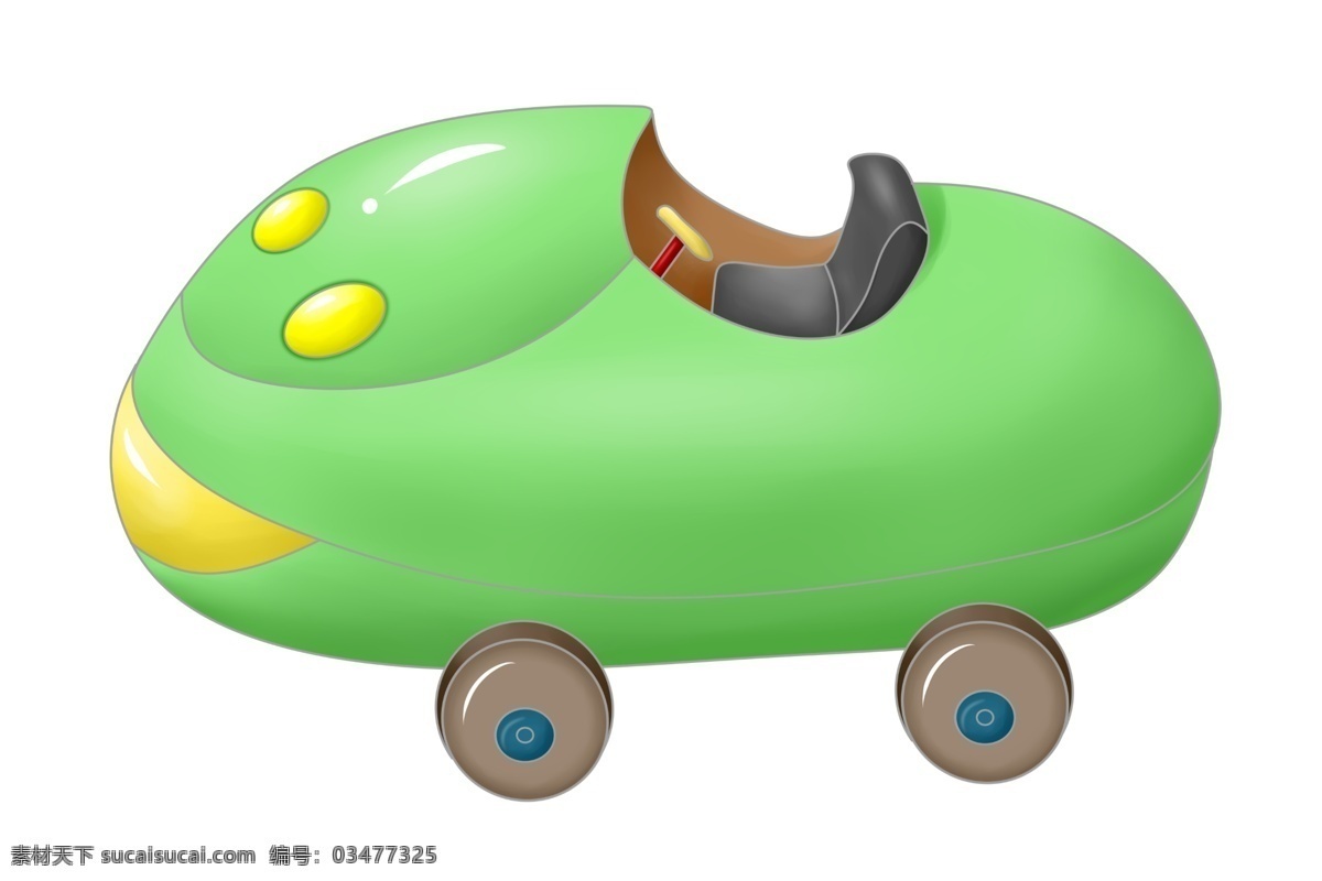 绿色 敞篷 汽车 插画 绿色的汽车 卡通插画 汽车插画 进口汽车 国产汽车 中国汽车 敞篷的汽车