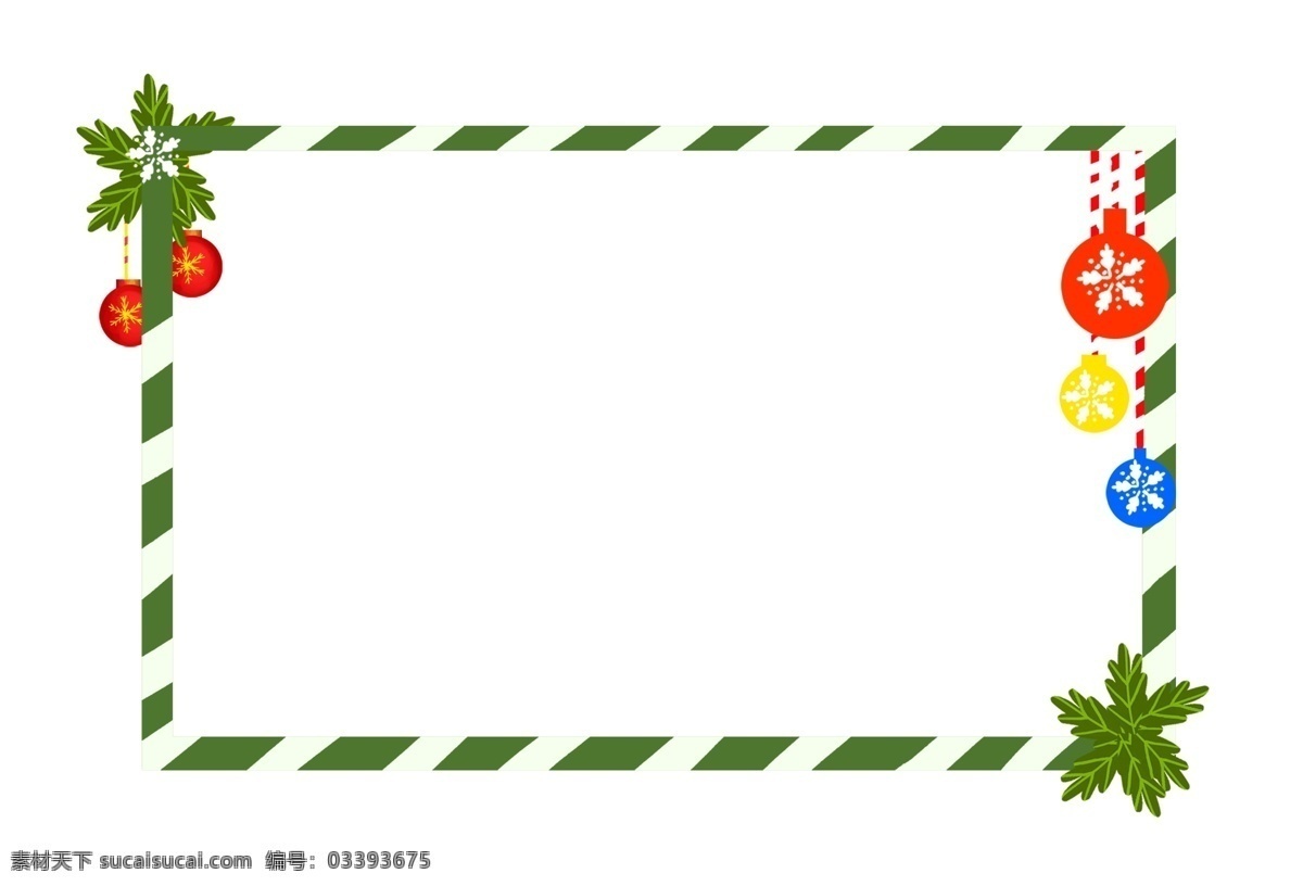 手绘 圣诞 彩球 边框 圣诞球 红色 绿色边框 雪花 蓝色 圣诞球边框 手绘圣诞球 边框插画 边框插图