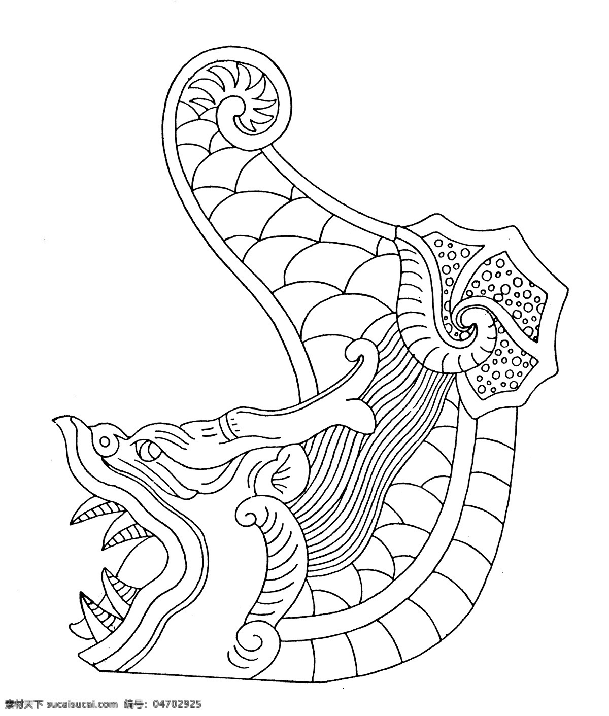 大魚 圖騰 花紋圖案 大魚圖騰 傳統(tǒng)吉祥圖騰 傳統(tǒng) 圖案 文化藝術(shù)