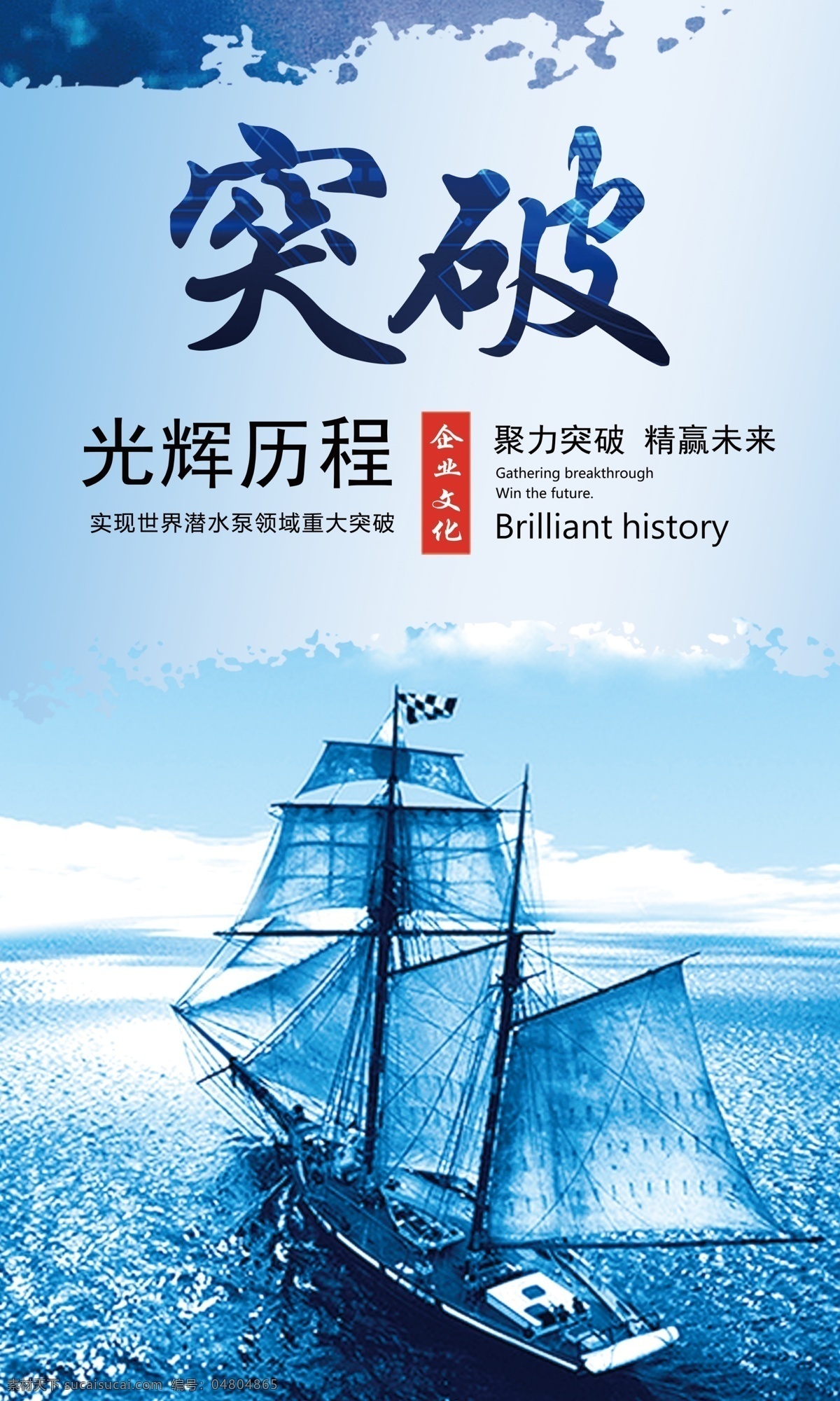 企業(yè)展板 突破 光輝歷程 勵志展板 展板設(shè)計