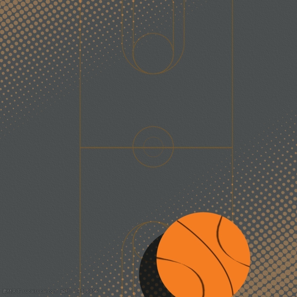 卡通 手绘 篮球 球赛 激情 球场 背景 篮球海报