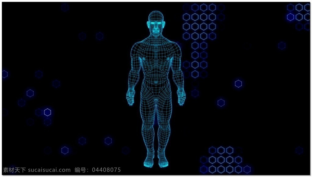 类 人类 合成 人物 视频 仿生 3d 合成人物 高清视频素材 入门视频素材 实用视频素材
