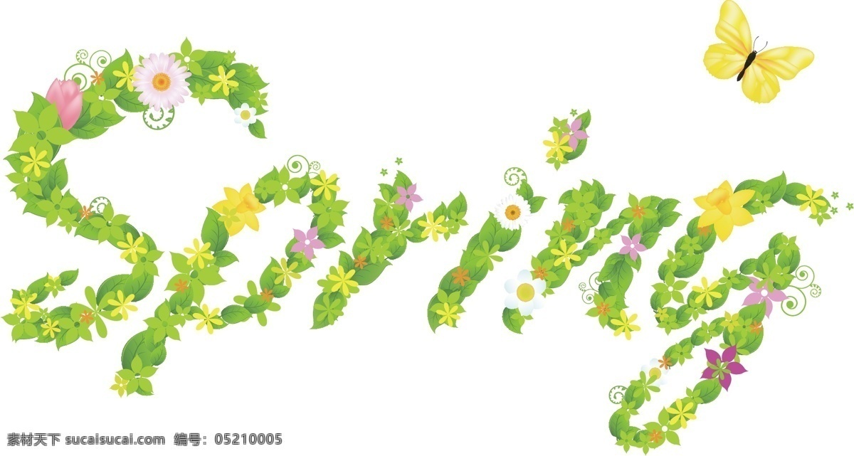 淘寶 春季 促銷 英文 spring 藝術(shù) 字 春季促銷素材 藝術(shù)字 淘寶素材 淘寶促銷標簽