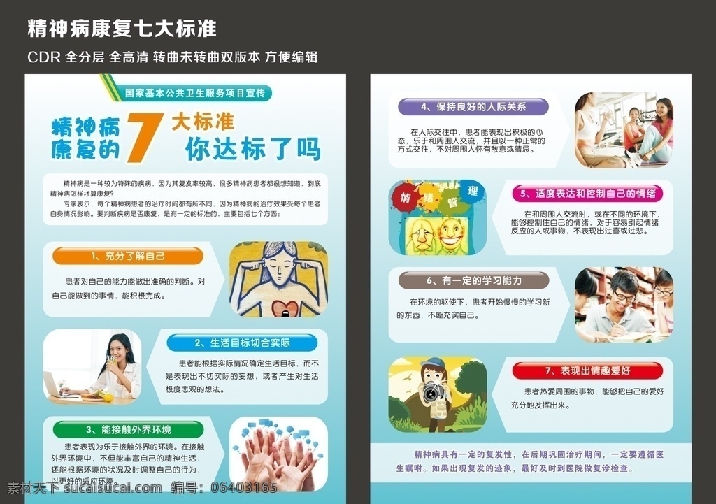 精神病 康復(fù) 大 標(biāo)準(zhǔn) 精神病康復(fù) 精神疾病 心理健康 衛(wèi)生宣傳 生活 衛(wèi)生 健康 生活百科 醫(yī)療保健