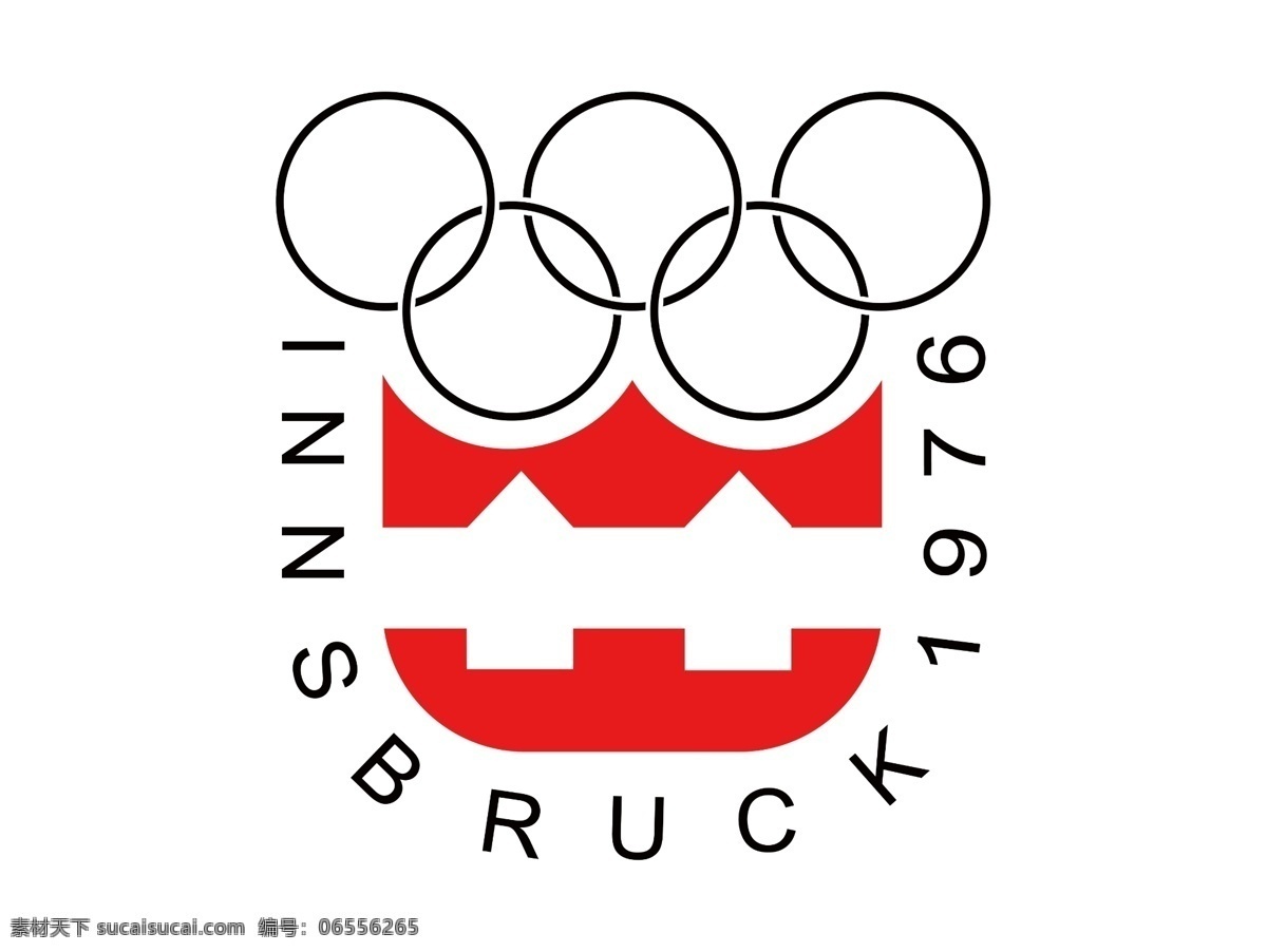届 冬奥会 会徽 因斯布鲁克 1976 年 奥运会 申奥 申奥会徽集锦 公共标识标志 标识标志图标 矢量
