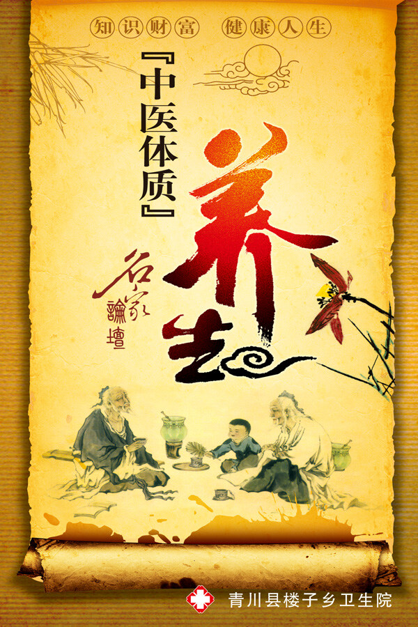 養(yǎng)生 海報(bào) 養(yǎng)生海報(bào) 黃色