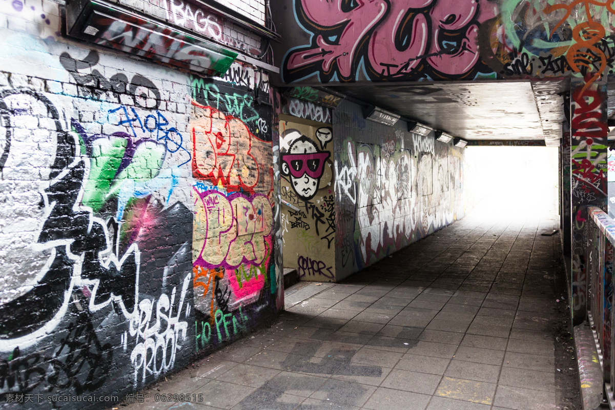 地下 通道 涂鸦 地下通道 涂鸦漫画 涂鸦艺术 街头文化 墙壁涂鸦 过道 其他艺术 文化艺术
