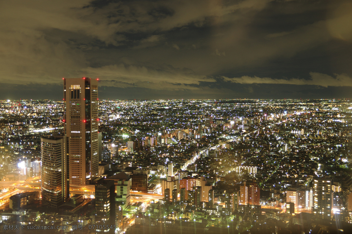 东京夜景 日本 东京 城市夜景 公路 城市道路 车流轨迹 国际大都会 建筑 建筑园林 建筑摄影