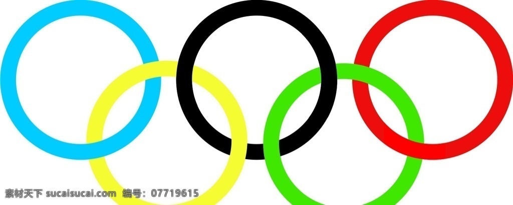 奥运五环 中国五环 体育五环 运动五环 彩色五环 文化艺术