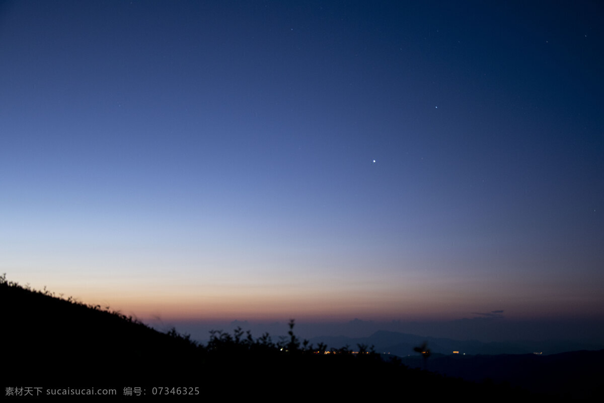 夜空 日出 人物 剪影 自然景观 自然风景