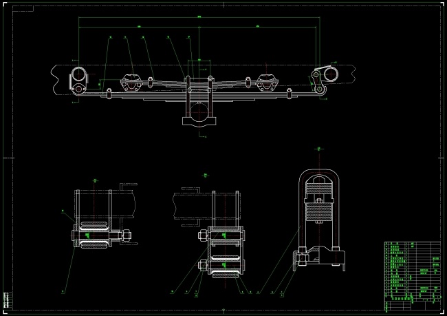 后 懸 架 裝置 圖 cad 機(jī)械 圖紙 效果 圖紙機(jī)械效果 機(jī)械圖紙 機(jī)械模具 機(jī)械素材 dwg 黑色