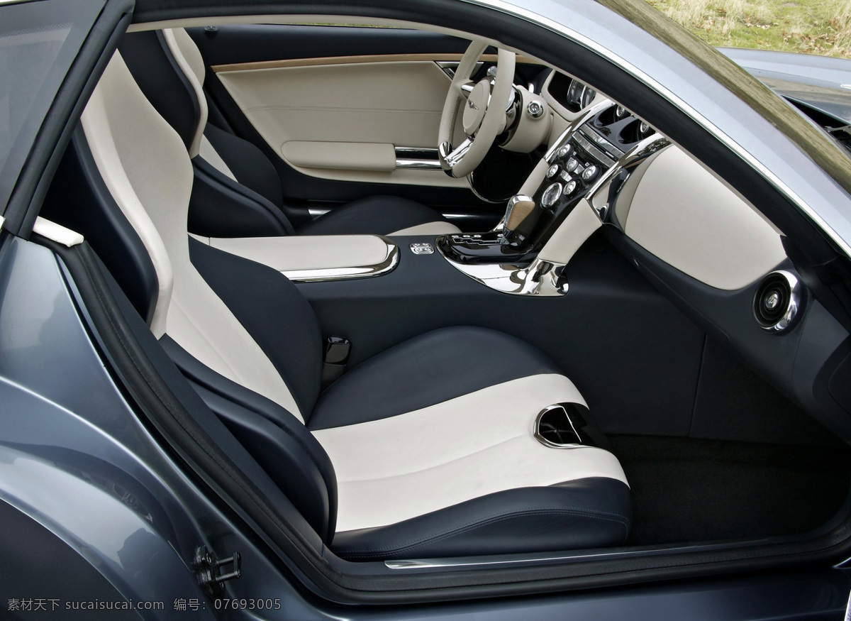 汽车驾驶室 汽车内部 方向盘 汽车座位 现代科技 交通工具 摄影图库