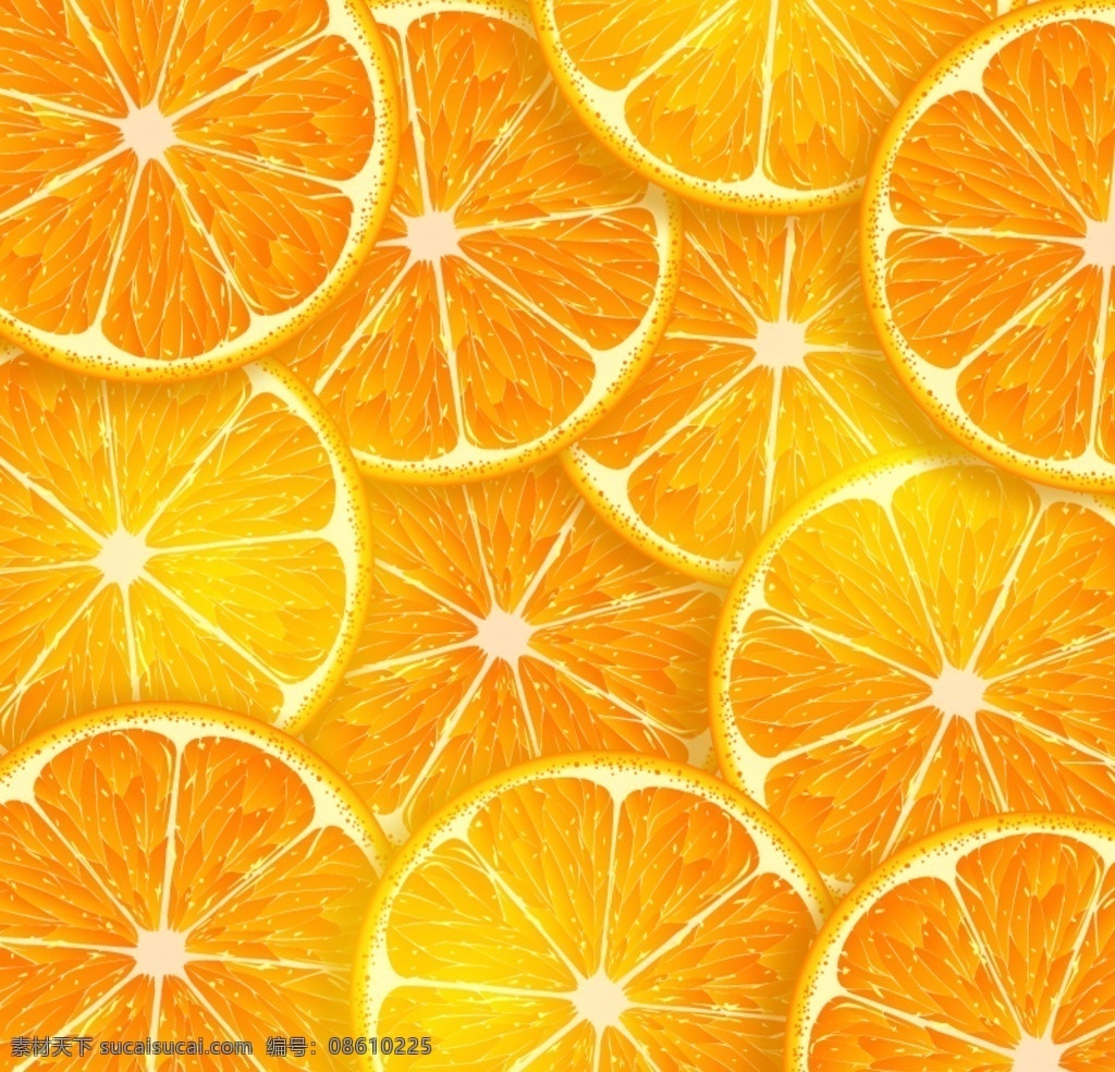橙子背景素材 甜橙切片背景 黄色橙子背景 水果背景 甜橙 橙子切片 美味橙子背景 节日新年圣诞 背景 底纹边框 背景底纹