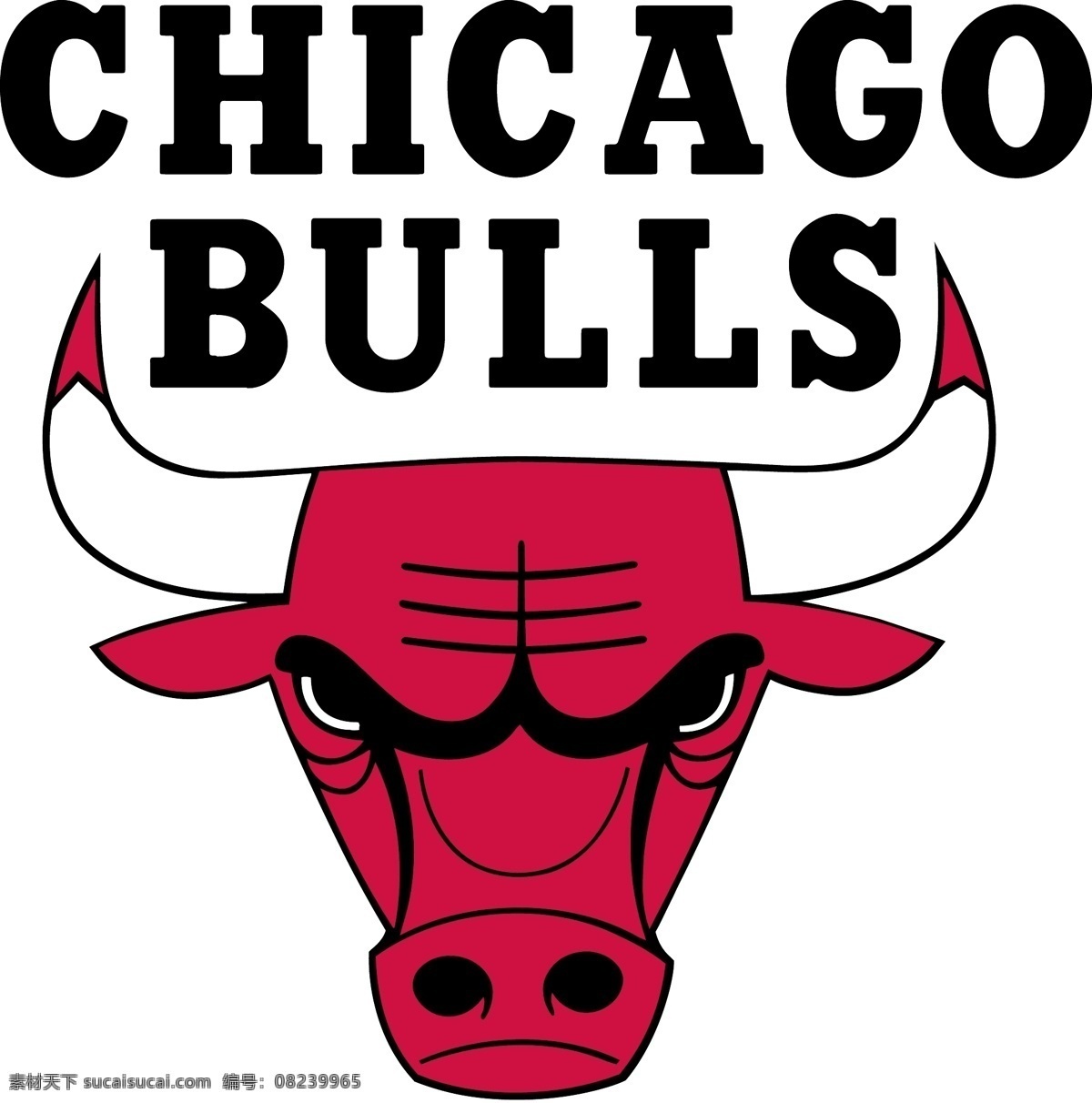 芝加哥 公牛队 徽标 公牛 nba 东部联盟 中央分区 logo设计