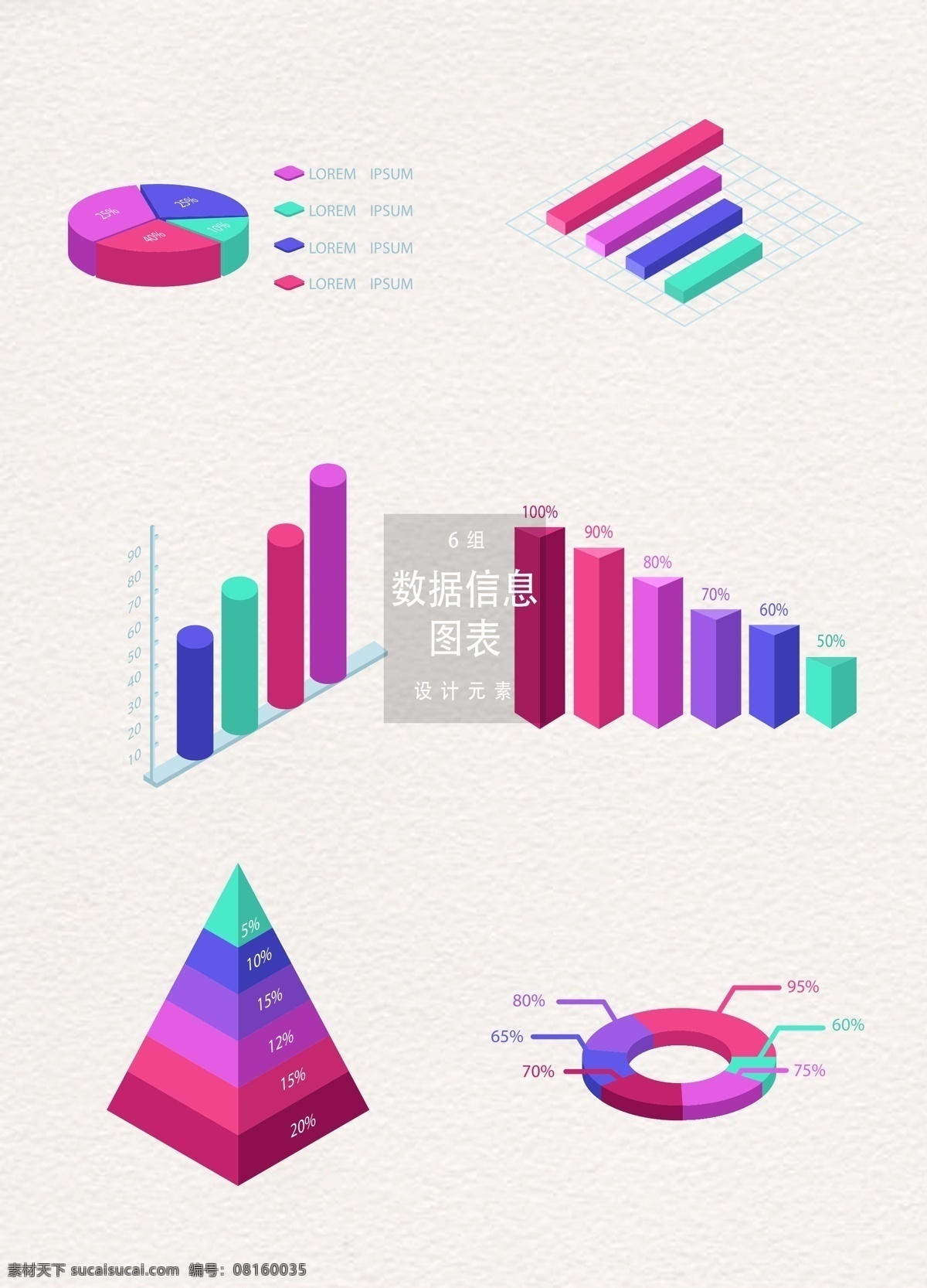 立体 数据 信息 图表 元素 信息图表 矢量素材 图表设计 数据图表 数据信息 数据信息图表 占比 分析 分析图表 立体图表