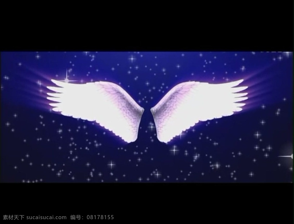 天使 翅膀 視頻 翅膀視頻素材 婚禮視頻素材 情人節(jié) 七夕節(jié) 舞臺 背景 視頻素材 多媒體設計 源文件 mov