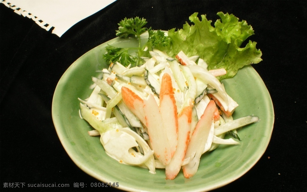 蟹柳沙拉 美食 傳統(tǒng)美食 餐飲美食 高清菜譜用圖