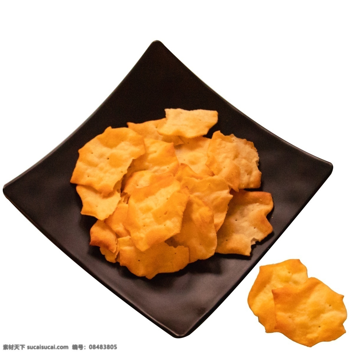 放在 盘子 里 薯片 吃的 零食薯片 小零食 零食吃的