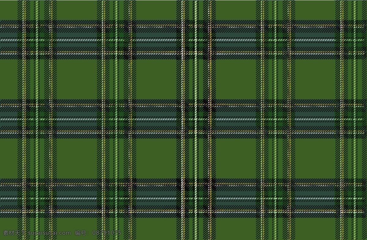 绿色 苏格兰 格子 矢量图 其他矢量图