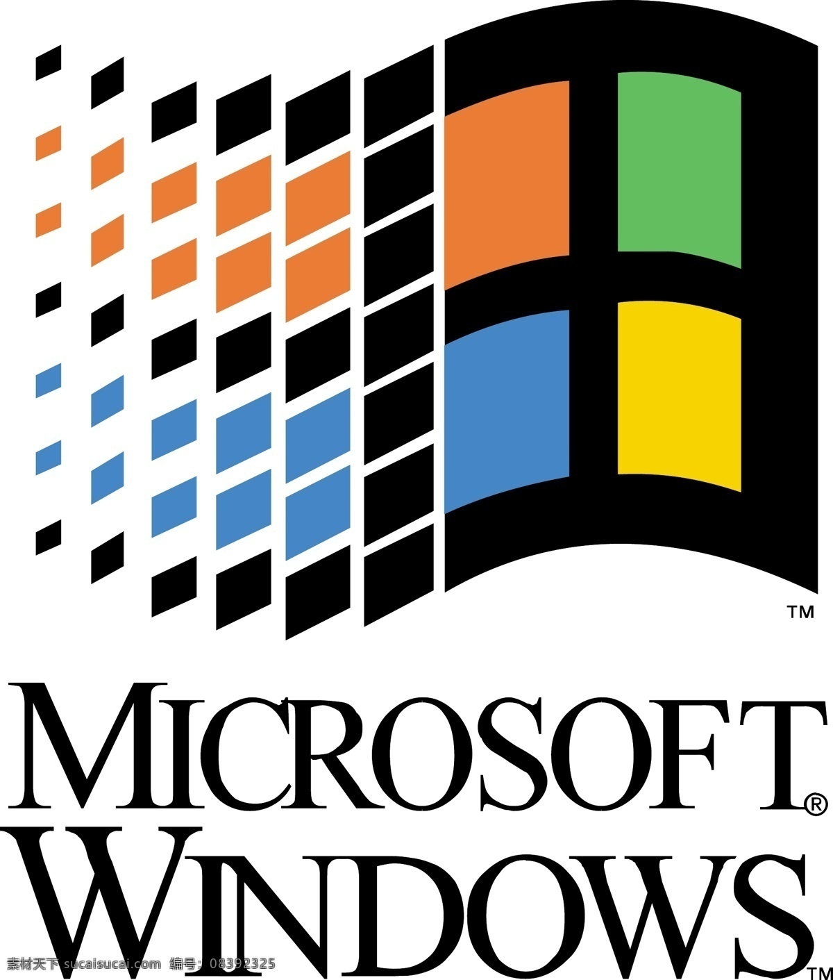 微软 windows 免费 徽标 白色