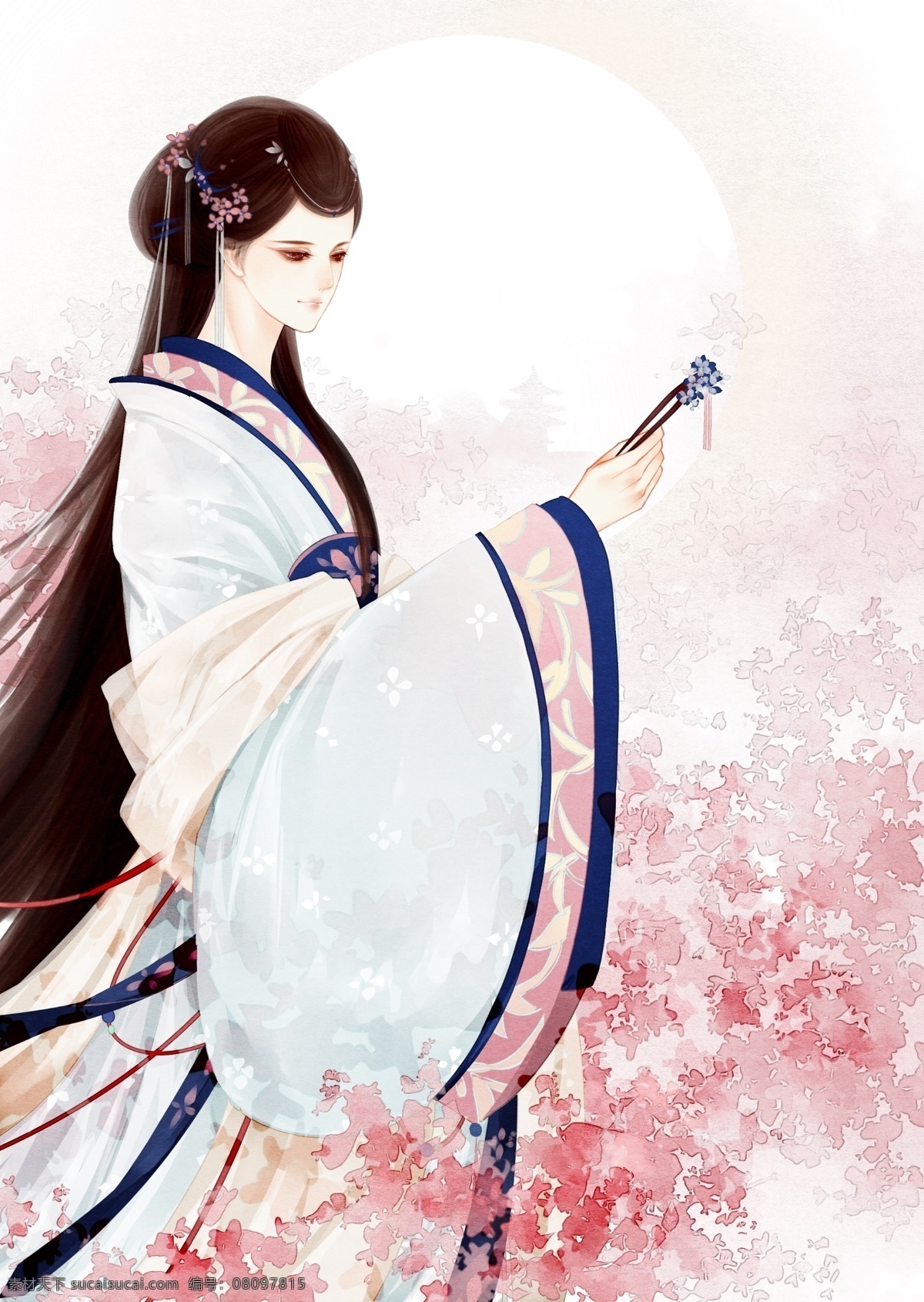 古装 古风 中国 风 手绘 美 少女 卡通 人物 古代 古代人物 古典 汉服 卡通人物 卡通手绘 美女 女孩