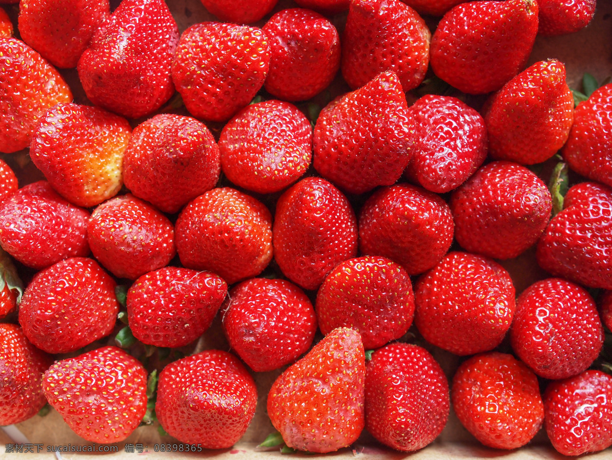 美味 草莓 水果 餐厅美食 食物 水果蔬菜 餐饮美食 红色
