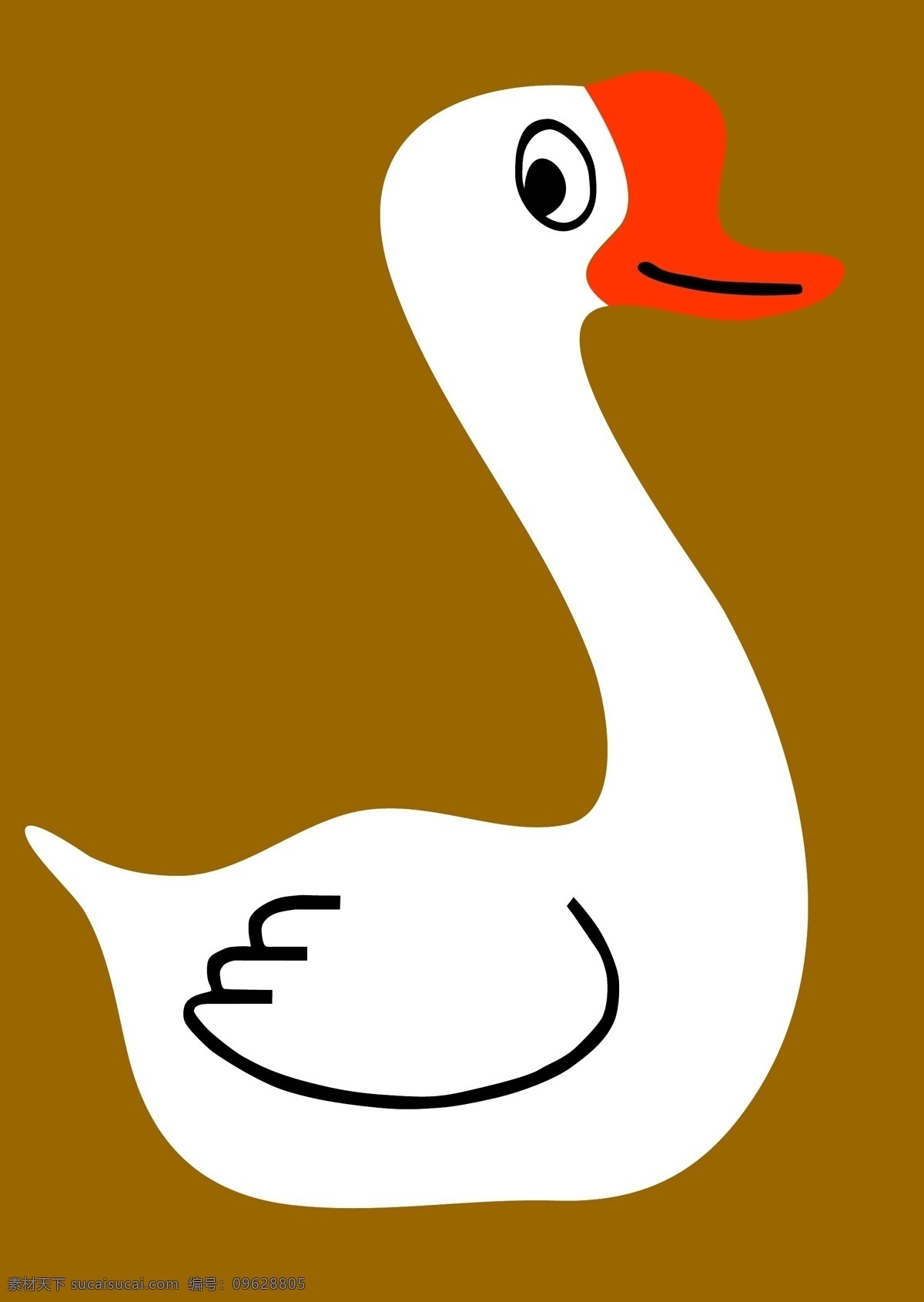 大白鹅 竹荪鹅 火锅 鹅 logo 肥鹅 室外广告设计