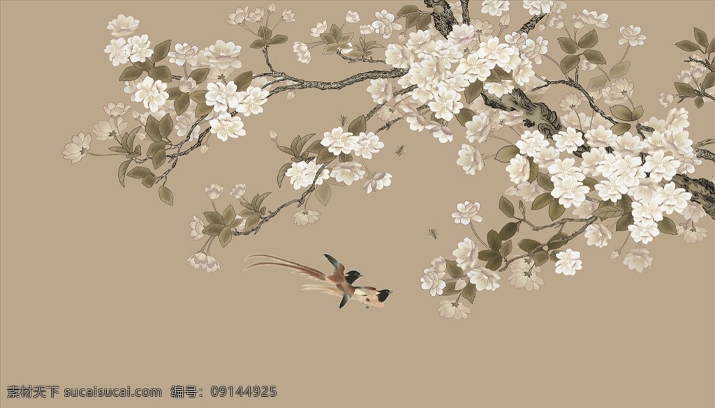 花鳥畫 飛鳥 背景墻圖片 背景墻 電視背景墻 現(xiàn)代背景墻 中式背景墻 分層