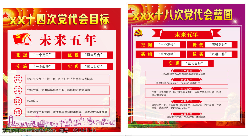 黨代表會(huì)展板 發(fā)展藍(lán)圖 黨會(huì)目標(biāo) 黨建背景