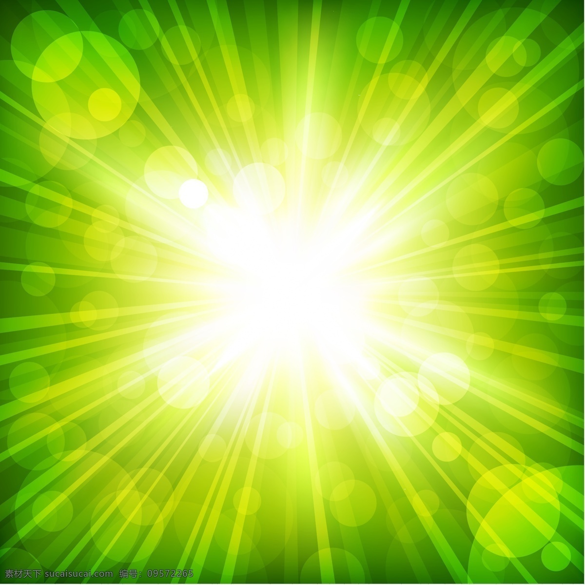 绿色 光线 照射 效果 背景 矢量 矢量背景 绿色素材 绿色背景 光线矢量 光线素材 光线背景 绿色矢量