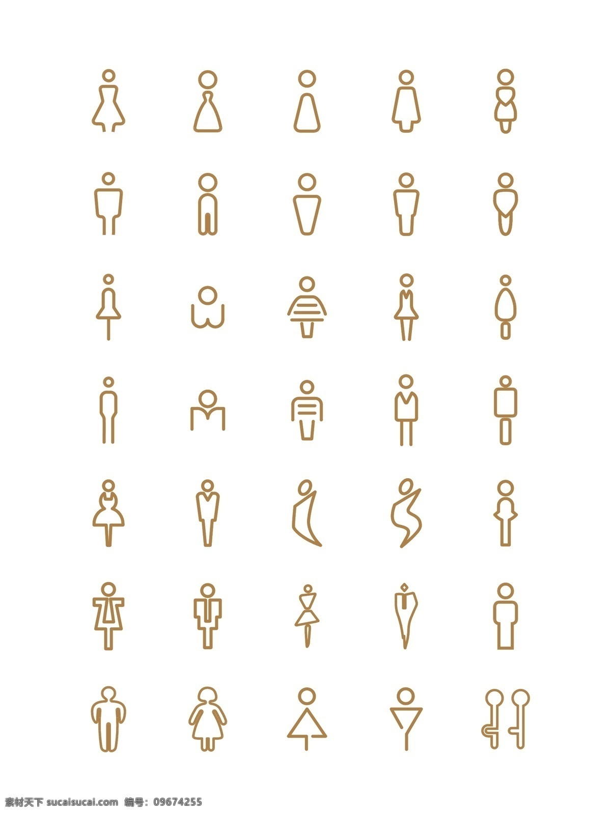 衛(wèi)生間 標(biāo)志 圖標(biāo) 線性 wc icons ui 單色